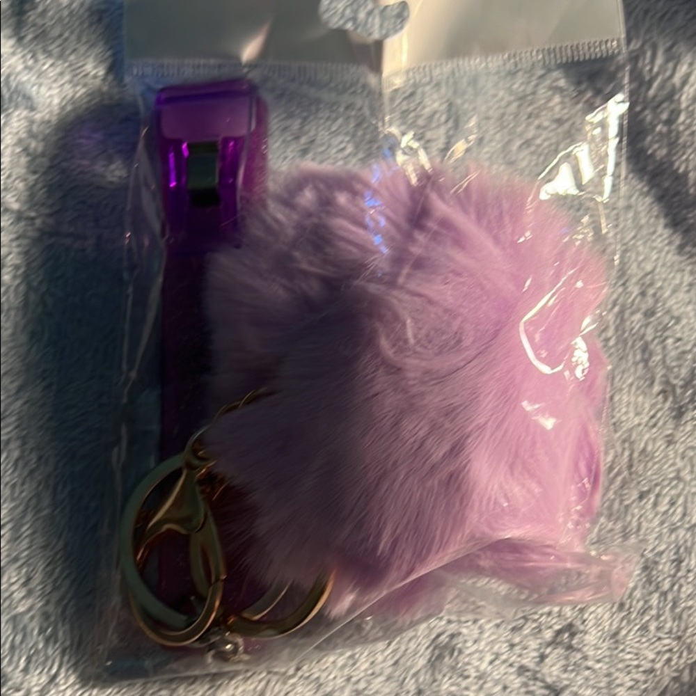 Purple sparkly card puller